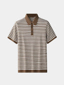 Marshall Men's Classic Striped Polo Shirt, view 10
