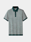 Marshall Men's Classic Striped Polo Shirt, view 9