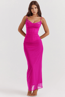 Ariana Draped Flowing Maxi Dress, view 7