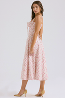 Alessia Draped Lightweight Midi Dress, view 14
