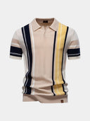 Rupert Men's Embroidered Striped Polo Shirt