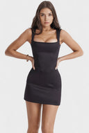 Cara Shape-Holding Polyester Mini Dress