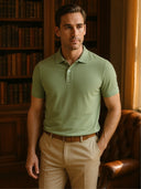 Lucian Men's Essential Polo Shirt, view 2