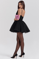 Bianca Minimalist Polyester Mini Dress, view 6