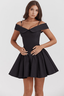 Camille Feminine Fit Polyester Mini Dress, view 3