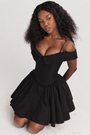 Camille Feminine Fit Polyester Mini Dress, view 6