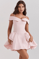Camille Feminine Fit Polyester Mini Dress, view 7