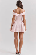 Camille Feminine Fit Polyester Mini Dress, view 8