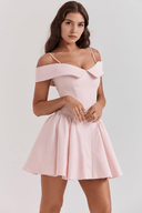 Camille Feminine Fit Polyester Mini Dress, view 9