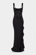 Elinor Integrated Corset Midi Dress, view 6