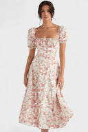 Abigail Draped Midi Dress