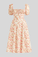 Abigail Draped Midi Dress, view 2
