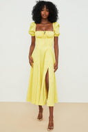 Abigail Draped Midi Dress, view 26