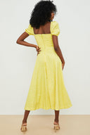 Abigail Draped Midi Dress, view 27