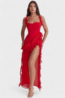 Amara Lightweight Polyester Maxi Dress