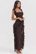 Amara Lightweight Polyester Maxi Dress, view 12