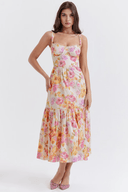Alice Clean Draped Midi Dress, view 10