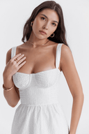 Alice Clean Draped Midi Dress, view 6