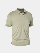 Vaughan Men's Tonal Pattern Knit Polo Shirt, view 10