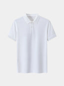 Vaughan Men's Tonal Pattern Knit Polo Shirt, view 15