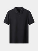 Vaughan Men's Tonal Pattern Knit Polo Shirt, view 16