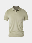 Vaughan Men's Tonal Pattern Knit Polo Shirt, view 8