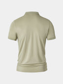 Vaughan Men's Tonal Pattern Knit Polo Shirt, view 9