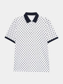 Julian Men's Triangle Print Polo Shirt