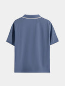 Reid Men's V-Neck Polo Shirt, view 10