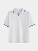 Reid Men's V-Neck Polo Shirt, view 11