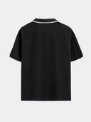 Reid Men's V-Neck Polo Shirt, view 7