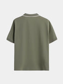 Reid Men's V-Neck Polo Shirt, view 8