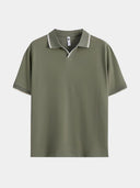 Reid Men's V-Neck Polo Shirt, view 9