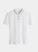 Roman Men's Trim Detail Polo Shirt, view 9