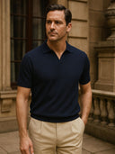 Winston Men's Old Money Style Cotton Polo Shirt, view 2