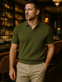 Winston Men's Old Money Style Cotton Polo Shirt, view 5