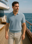 Winston Men's Old Money Style Cotton Polo Shirt, view 6