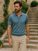 Avalon Men's Minimalist Polo Shirt, view 2