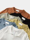 Avalon Men's Minimalist Polo Shirt, view 3