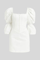 Belle Feminine Silhouette Polyester Mini Dress, view 2