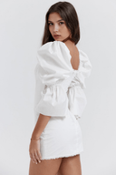 Belle Feminine Silhouette Polyester Mini Dress, view 3