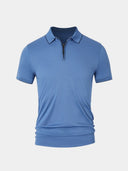 Harvey Men's Quarter-Zip Polo Shirt