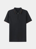 Harvey Men's Quarter-Zip Polo Shirt, view 4