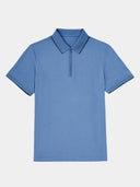 Harvey Men's Quarter-Zip Polo Shirt, view 6