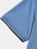 Harvey Men's Quarter-Zip Polo Shirt, view 8
