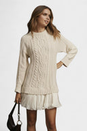 Alma Recycled Yarn Knit Mini Dress