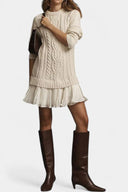 Alma Recycled Yarn Knit Mini Dress, view 3