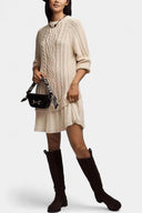Alma Recycled Yarn Knit Mini Dress, view 4