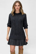 Alma Recycled Yarn Knit Mini Dress, view 5