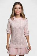 Alma Recycled Yarn Knit Mini Dress, view 7